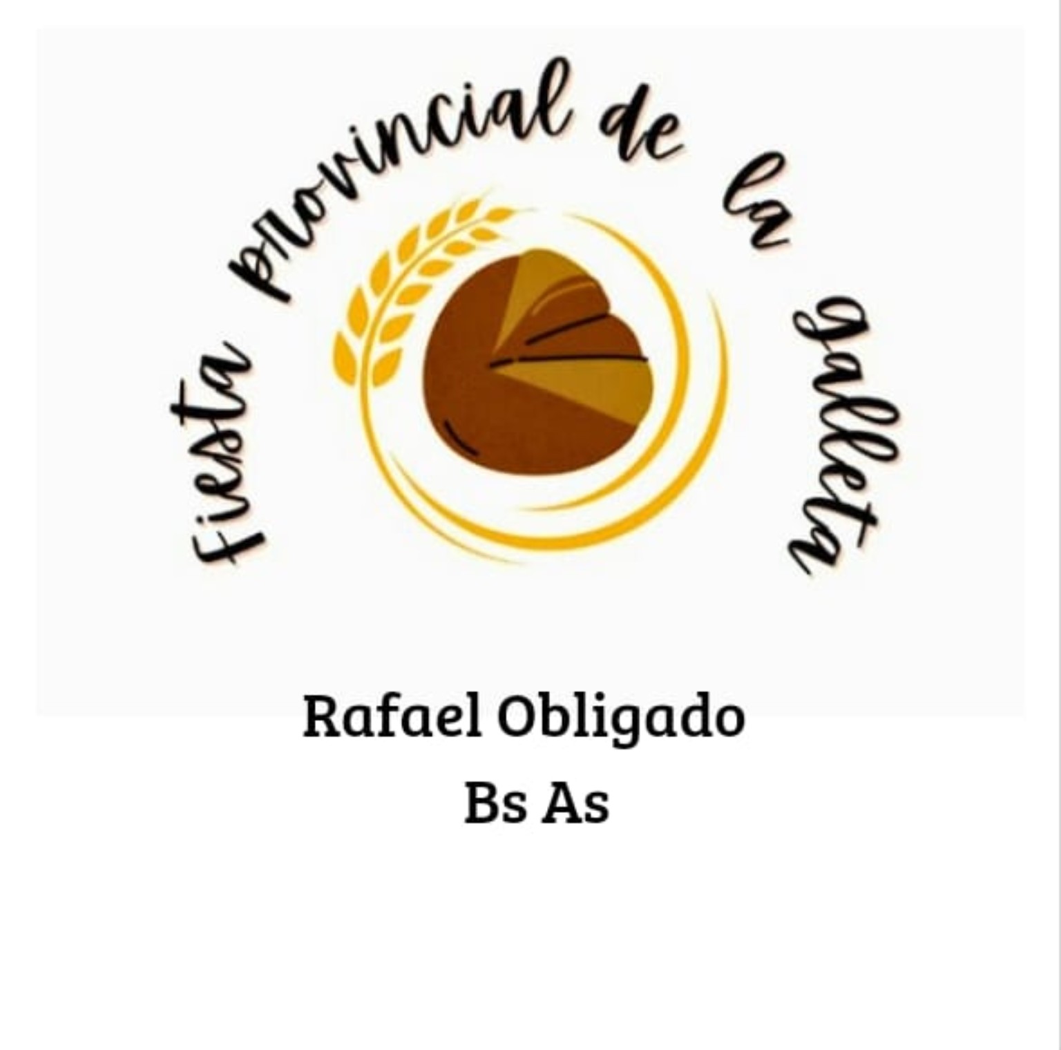 Logo de la Fiesta Provincial de la Galleta, Rafael Obligado